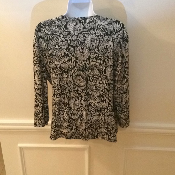 Chicos floral wrap top - Picture 2 of 3
